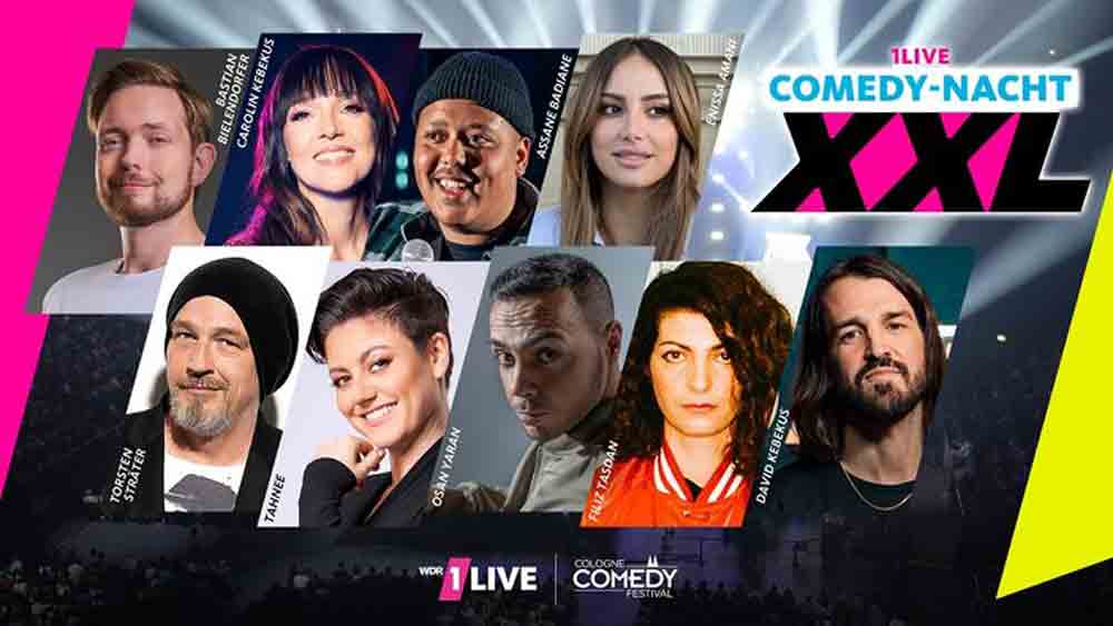 Zum 1. Mal mit 4 Arena Shows, die 1 Live Comedy Nacht XXL, Arena Oberhausen, 18. bis 21. Oktober 2023 Zum 1. Mal mit 4 Arena Shows, die 1 Live Comedy Nacht XXL, Arena Oberhausen, 18. bis 21. Oktober 2023