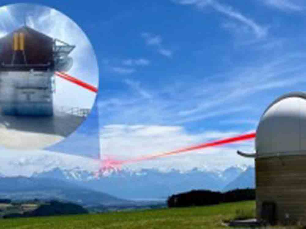 Laser überträgt Dutzende Terabits pro Sekunde, Wissenschaftler der ETH Zürich demonstrieren Potenzial von optischer Datenkommunikation Laser überträgt Dutzende Terabits pro Sekunde, Wissenschaftler der ETH Zürich demonstrieren Potenzial von optischer Datenkommunikation