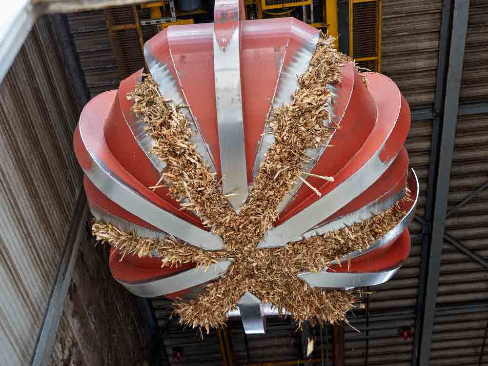 SSAB Swedish Steel, Hardox Hi Ace bekämpft Verschleiß und Korrosion im Biomasse Heizkraftwerk