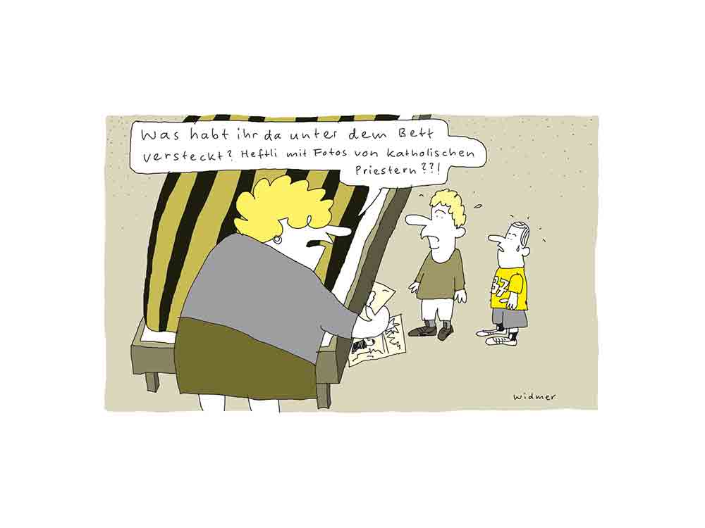 Caricatura Galerie für Komische Kunst, &raquo;Die Schweizer Garde&laquo;, Lawrence Grimm, Yves Noyau, Ruedi Widmer