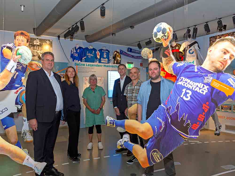 Lemgo, Ausstellung zur Handball Geschichte im Museum Hexenbürgermeisterhaus eröffnet Lemgo, Ausstellung zur Handball Geschichte im Museum Hexenbürgermeisterhaus eröffnet