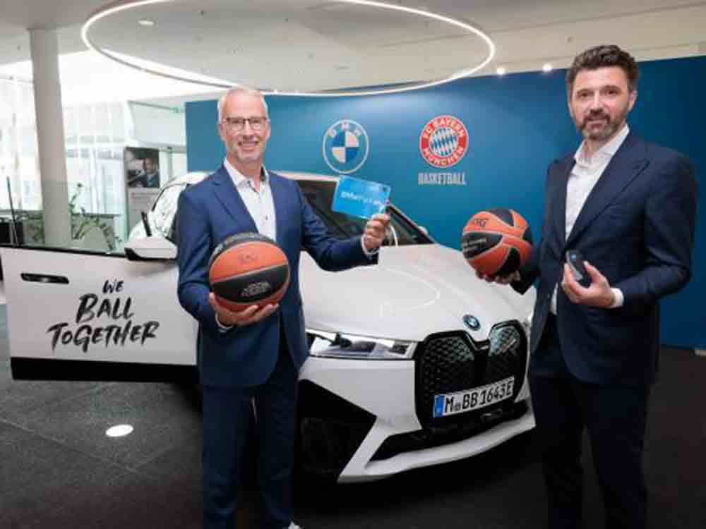 BMW München und FC Bayern München Basketball starten langfristige Mobilitätspartnerschaft