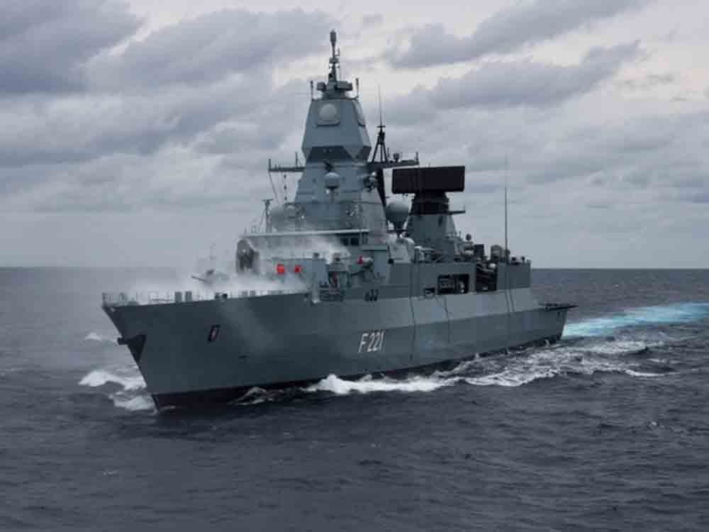 Fregatte »Hessen« läuft zum NATO Verband aus und übernimmt Führungsrolle