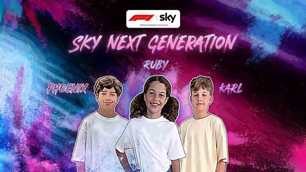 Sky Next Generation: erste Formel 1 Übertragung für Kinder beim Formula 1 Qatar Airways Hungarian Grand Prix 2023 live auf Sky Sport 1 und Sky Sport Top Event