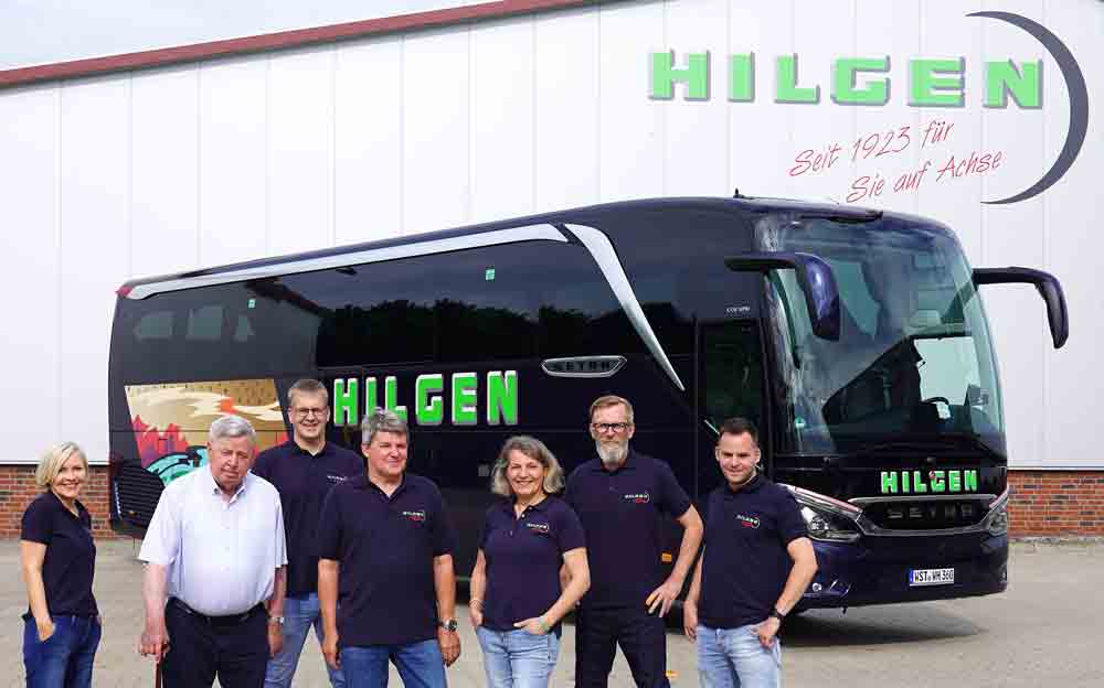 Daimler Truck und Setra Bus: 100 Jahre Hilgen Reisen