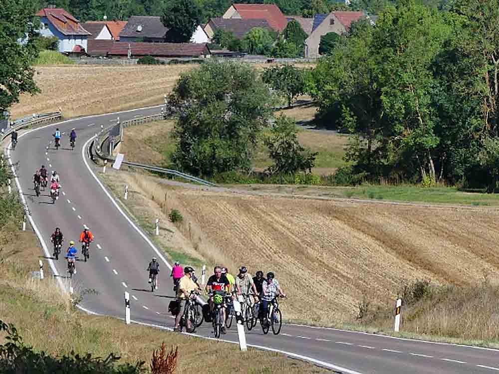 Tourismusverband »Liebliches Taubertal«, Radfahrer und Skater entern die Straßen des Landkreises, 6. August 2023