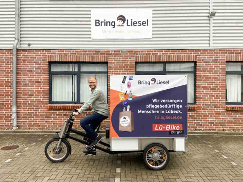 Jetzt wird geradelt! »BringLiesel« bringt Freude mit Lü Bike Cargo