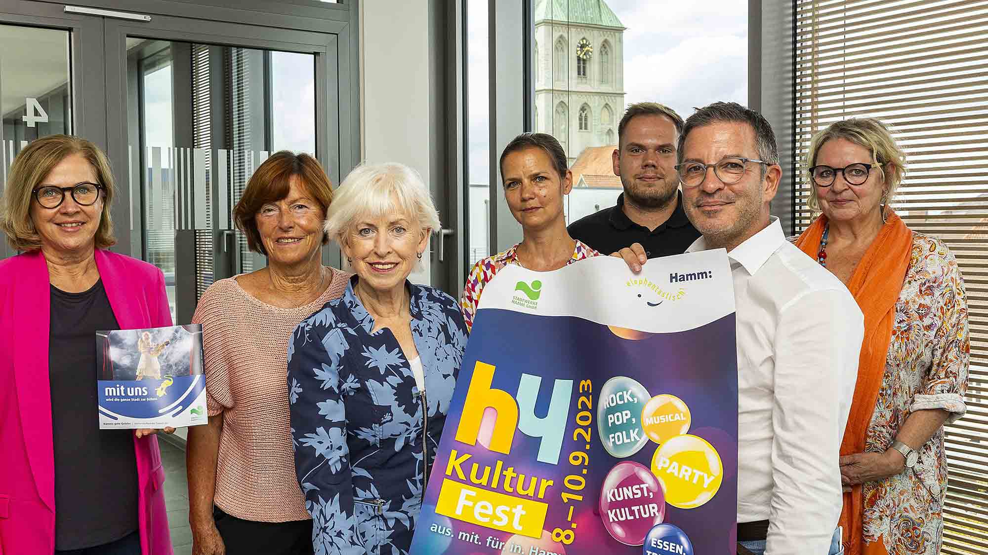 Hamm: Und zum Dritten: »Kulturfest h4« lädt vom 8. bis zum 10. September 2023 in die Innenstadt ein