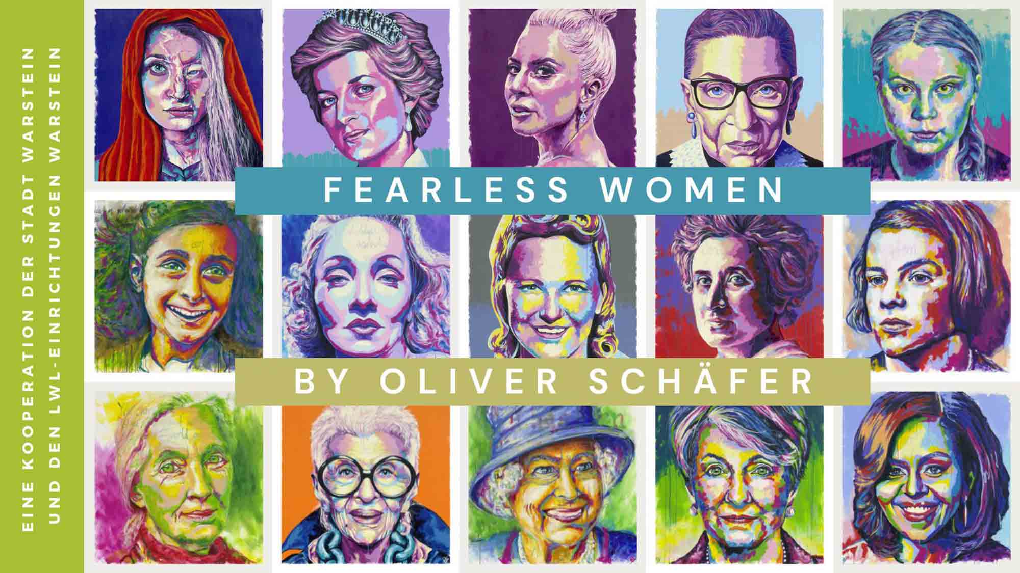Outdoor Ausstellung »Fearless Women« ab 15. September 2023, LWL Einrichtung Warstein Outdoor Ausstellung »Fearless Women« ab 15. September 2023, LWL Einrichtung Warstein