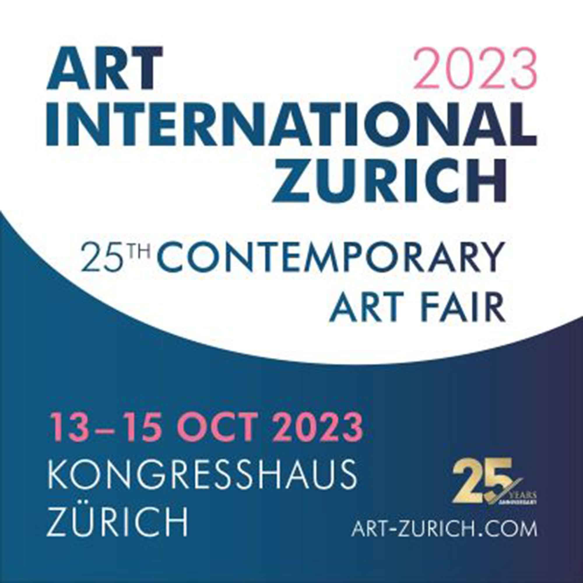 25 jähriges Jubiläum der internationalen Kunstmesse Zürich, 13. bis 15. Oktober 2023