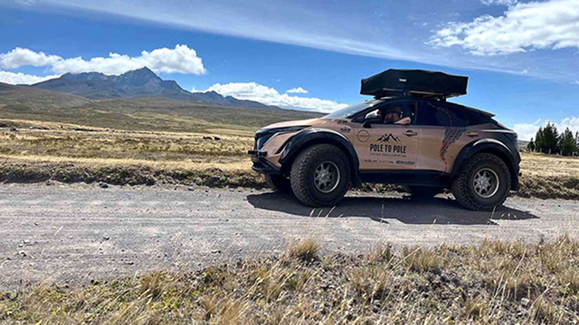 Nissan: »Pole to Pole« Expedition: Im Elektroauto über den Äquator