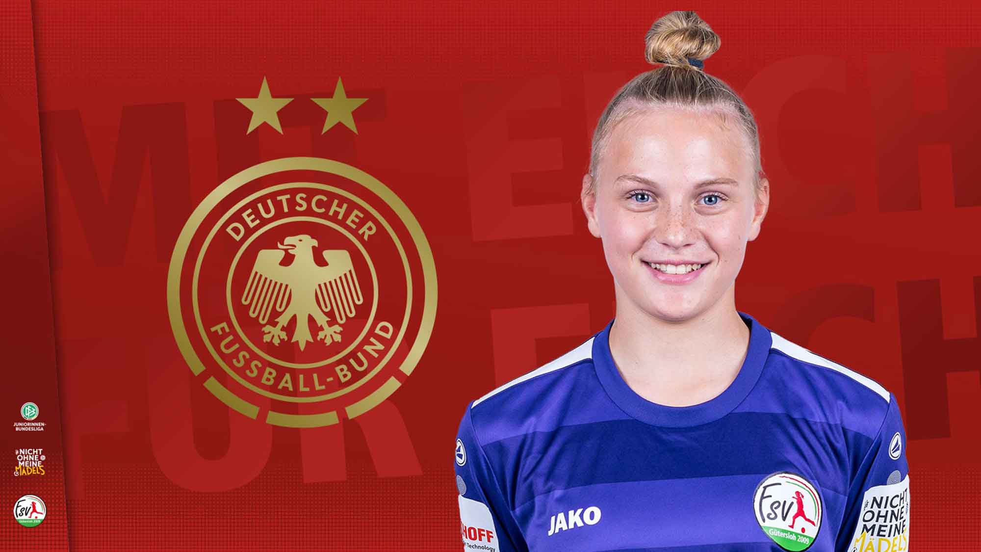FSV Gütersloh, DFB nominiert FSV Talent Mirja Kropp für Torwart Camp der U 15 Nationalmannschaft