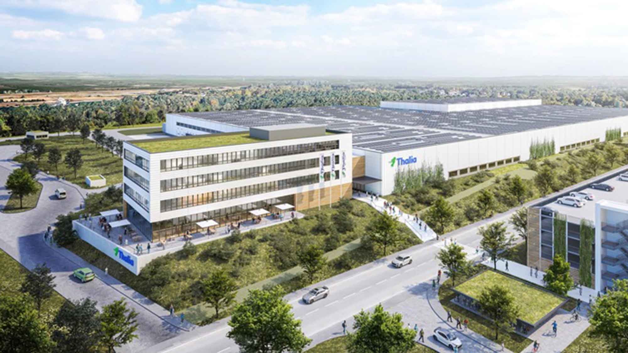 Thalia investiert im Gewerbegebiet »gate.ruhr« in Marl rund 100 Millionen Euro in den Bau eines innovativen Omni Channel Hubs Thalia investiert im Gewerbegebiet »gate.ruhr« in Marl rund 100 Millionen Euro in den Bau eines innovativen Omni Channel Hubs