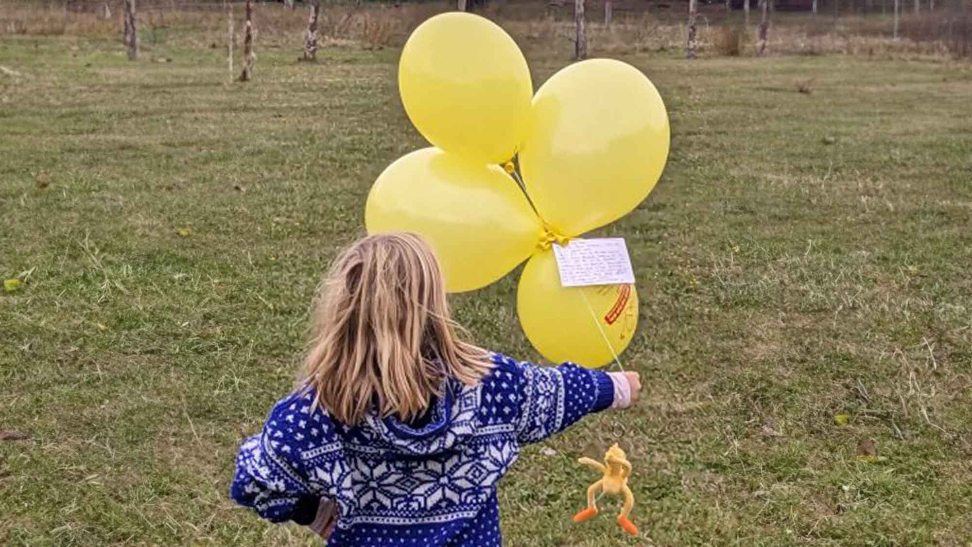 Zum Geburtstag ein Freiflug am Heliumballon: Die kleine Sekunde startet durch