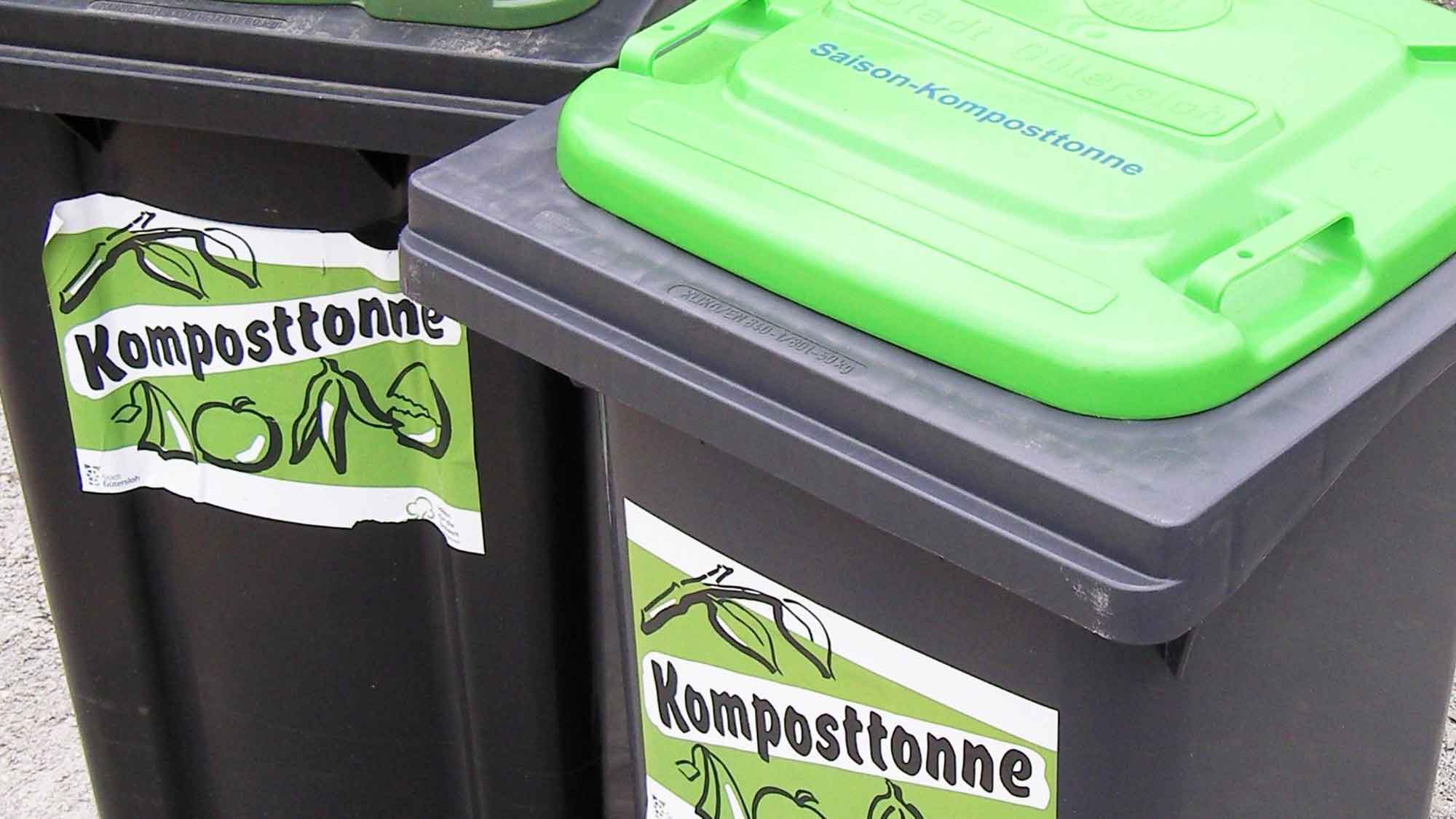 Gütersloh: Saisonkomposttonnen werden zum letzten Mal in diesem Jahr geleert, nächste Saison startet am 2. April 2024