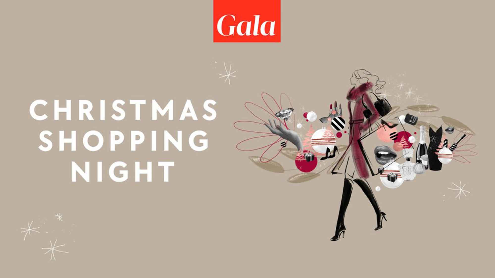 Gala und das Alsterhaus läuten mit der Christmas Shopping Night die Weihnachtssaison ein