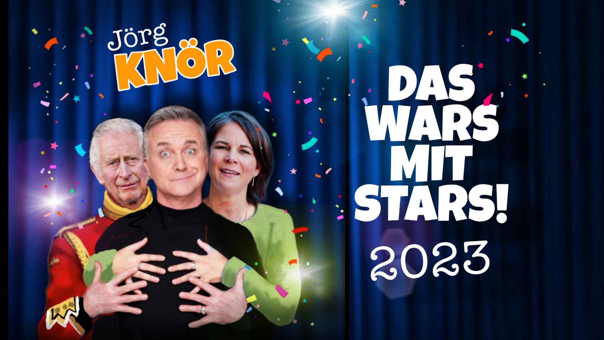 Universum Bünde: Jörg Knör,»Das war’s mit Stars 2023«, der parodistische Jahresrückblick mit Jörg Knör, 15. Dezember 2023