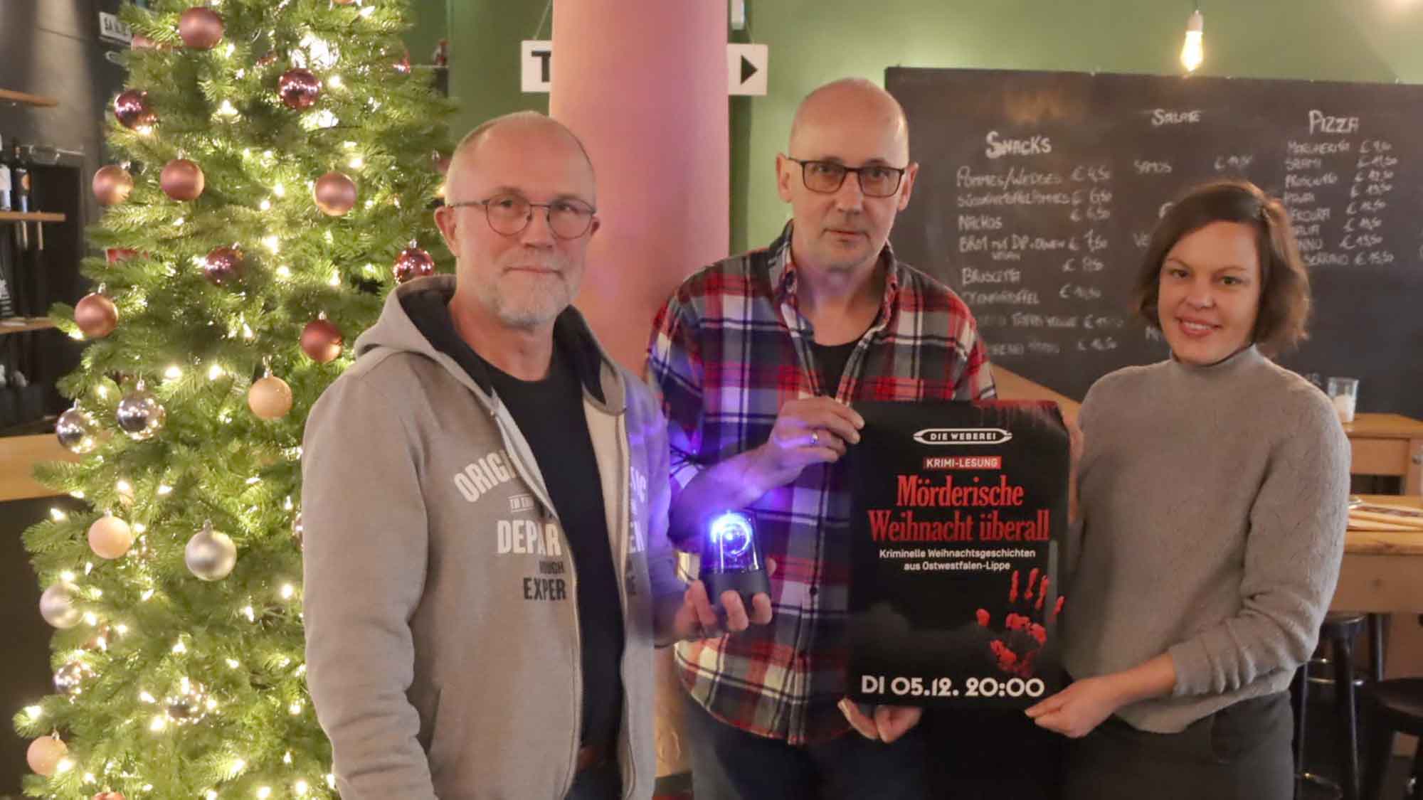 Weberei Weihnachts Crime Night, »Mörderische Weihnacht überall« im Bürgerkiez Gütersloh, 5. Dezember 2023