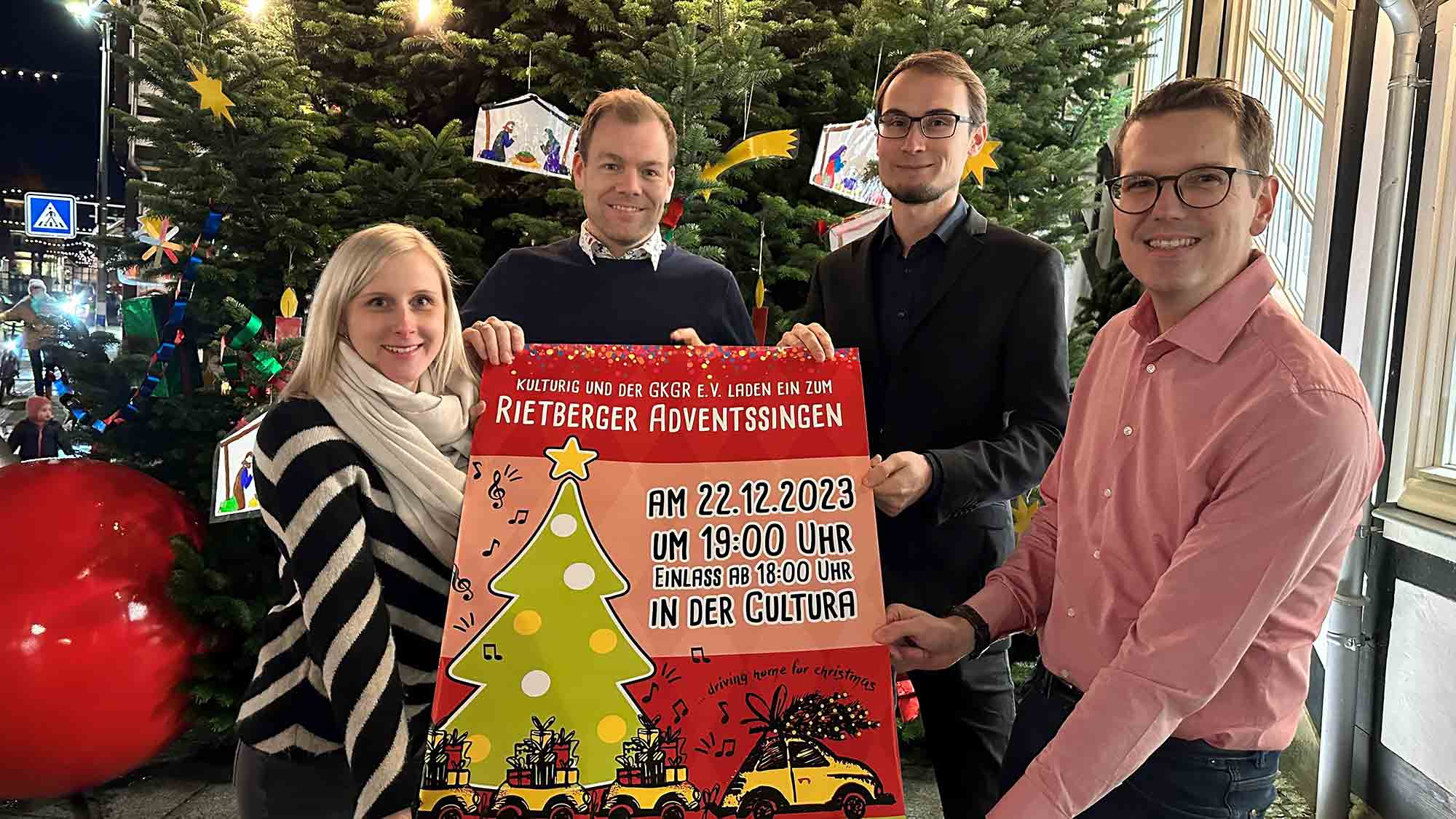Kulturig: Rudelsingen, Rietberger Adventssingen am 22. Dezember 2023