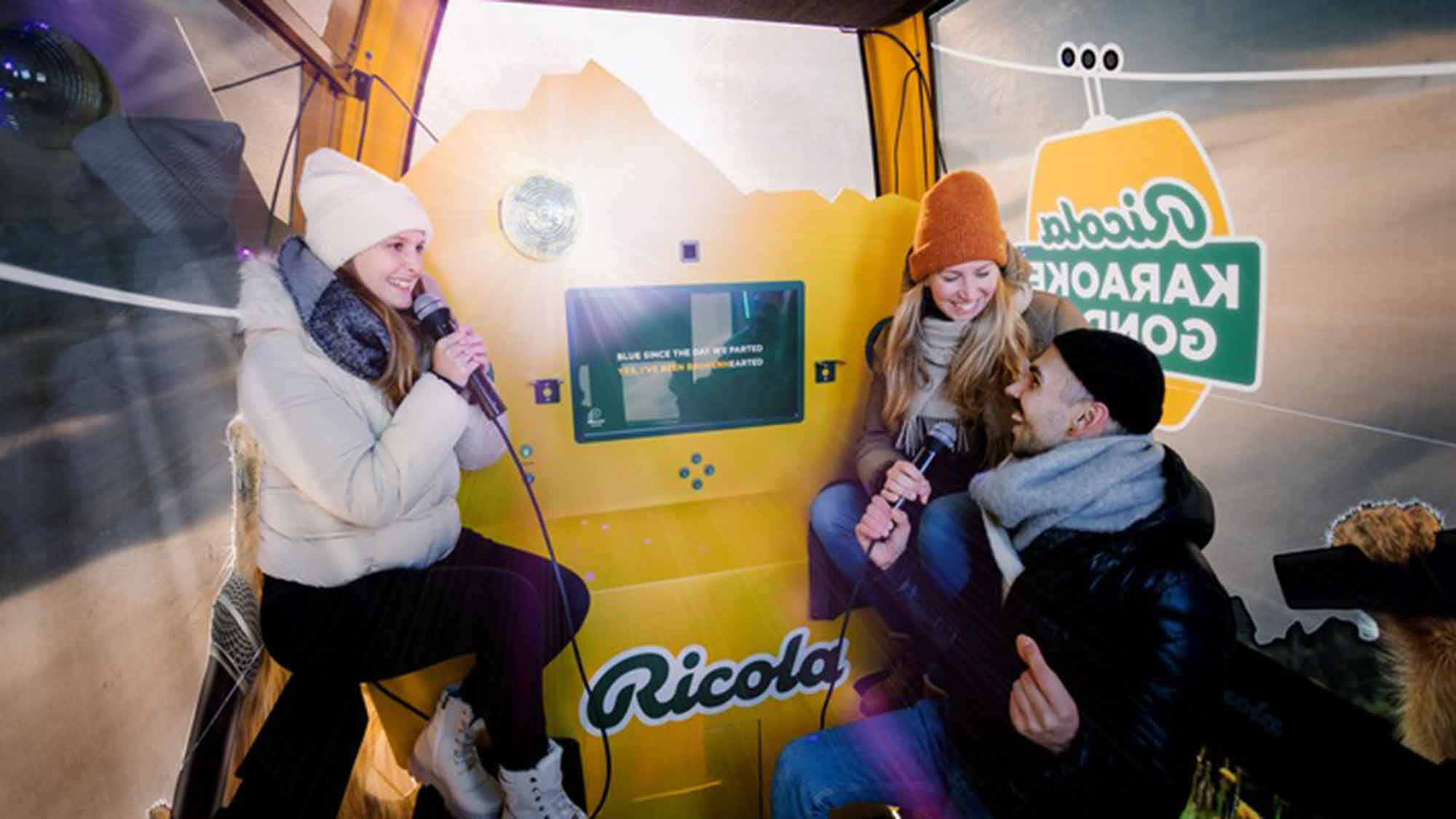 Ricola lanciert die erste Karaoke Gondel der Welt – Weltneuheit in der Jungfrauregion (Schweiz)