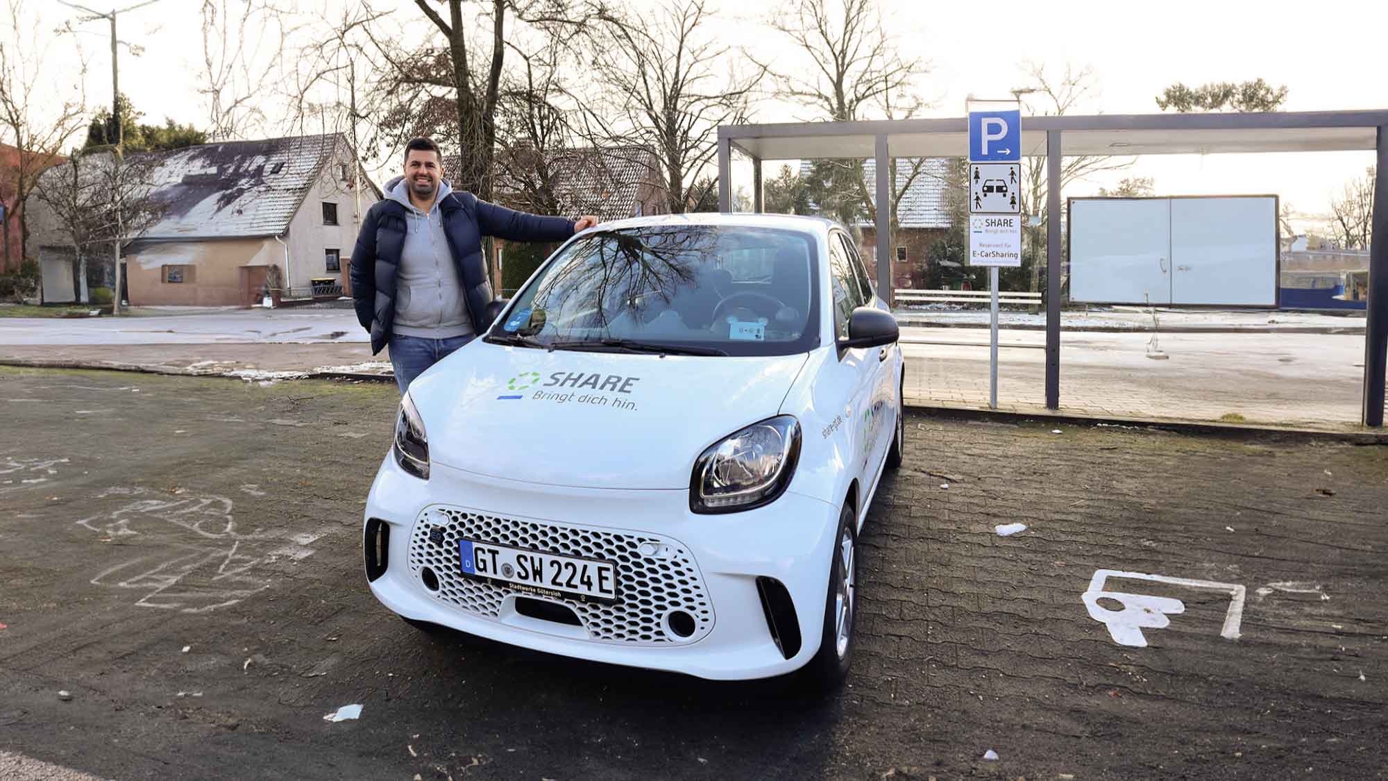 E Car Sharing jetzt auch in Friedrichsdorf: Stadtwerke Gütersloh richten 6. Standort ein