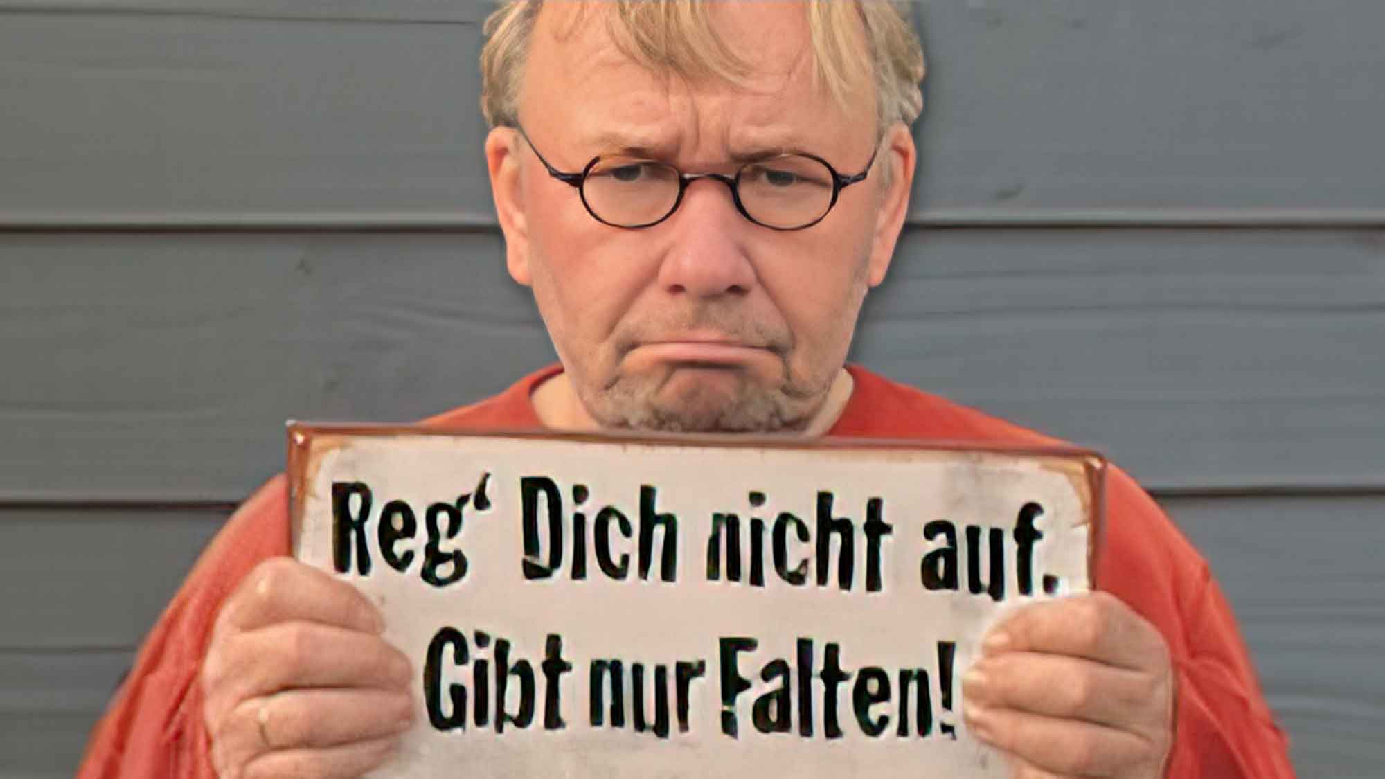 Bernd Stelter kommt am 2. November 2024 nach Lippstadt: &raquo;Reg’ Dich nicht auf. Gibt nur Falten!&laquo; heißt sein neues Programm