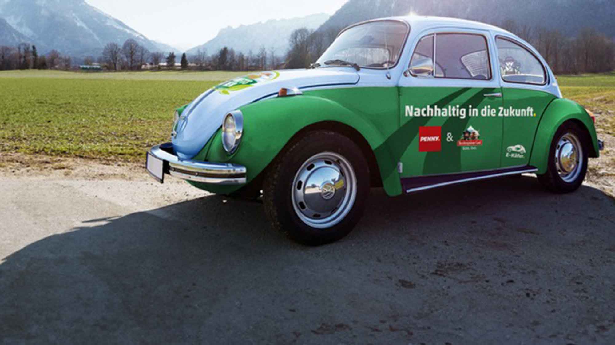 Unikat: Stuttgarter gewinnt 50 Jahre alten Käfer mit Elektromotor bei Penny Jubiläumsverlosung