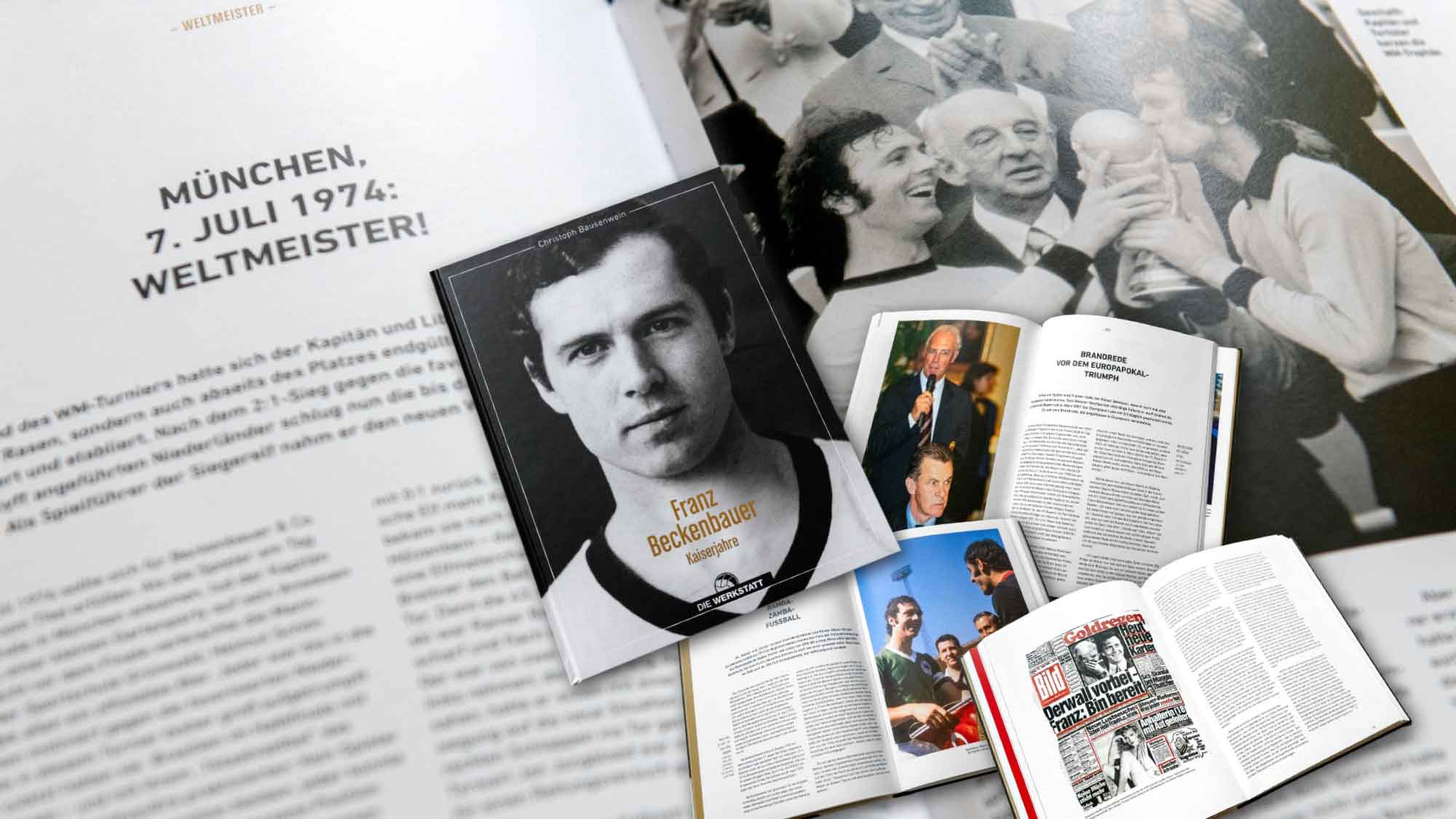 Delius Klasing »Werkstatt«: Franz Beckenbauer »Kaiserjahre«, das Fußballbuch des Jahres
