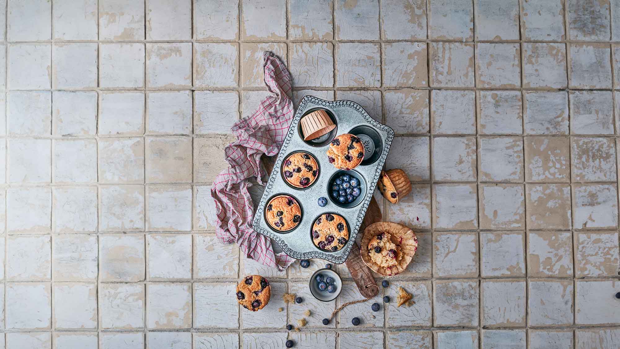 Rezepte für Gütersloh: Sauerteig Blaubeer Muffins