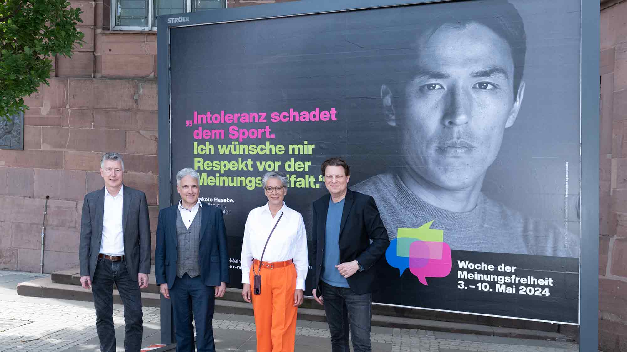 Fünf starke Stimmen für Freiheit, Demokratie und Debatte: Woche der Meinungsfreiheit, 3. bis 10. Mai 2024
