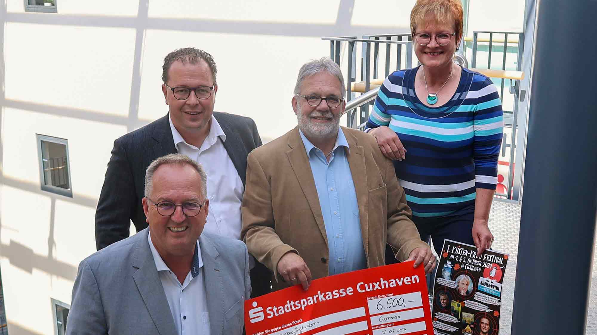 Regionale und starke Partner fördern das 1. Küsten Krimi Festival in Cuxhaven, 4. und 5. Oktober 2024