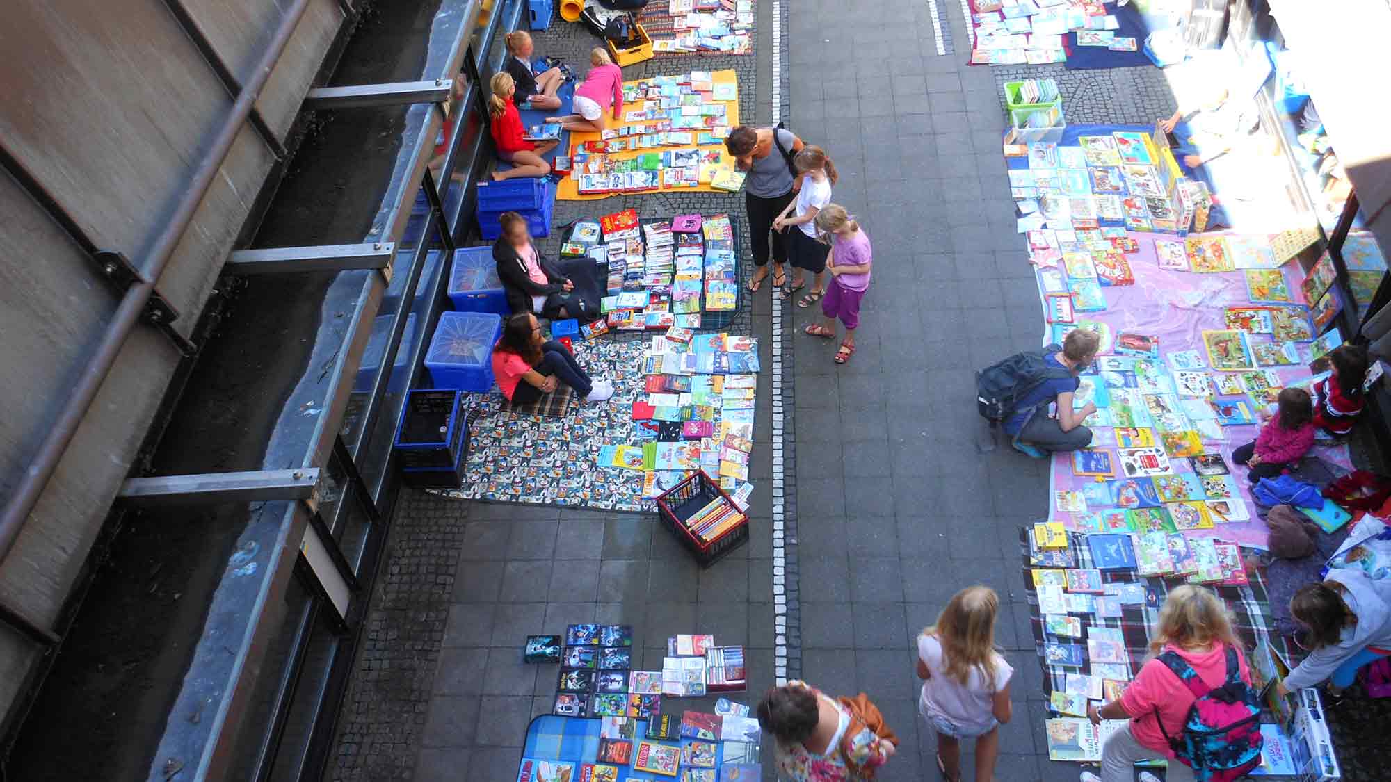 #Stadtbücherei #Münster lädt zum #Deckenflohmarkt für #Kinder ein, Tauschaktion und Verkaufsaktion am 13. August 2024