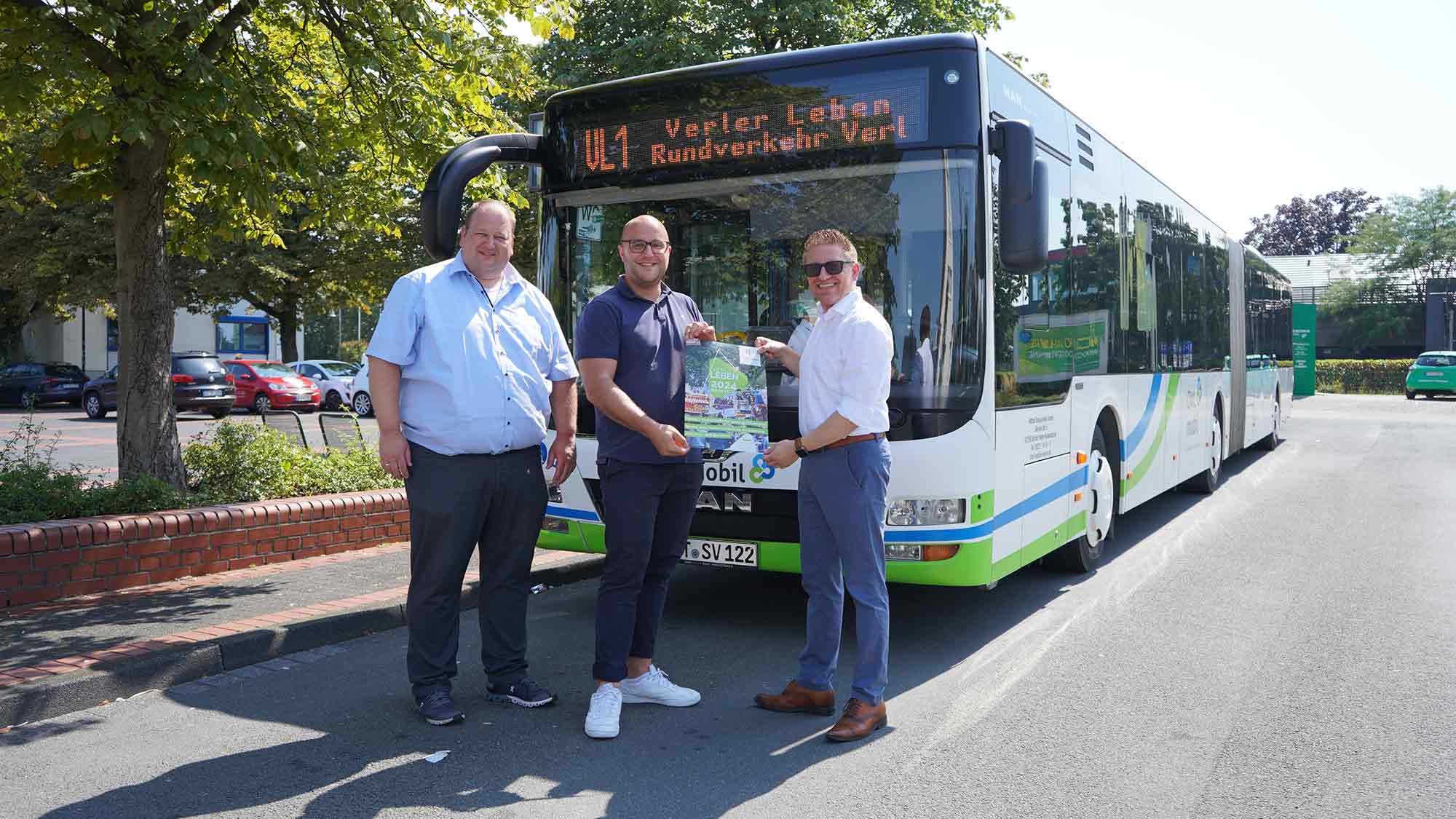 Erweitertes Busangebot für das &raquo;Verler Leben&laquo; – stündlicher Sonderbus im Stadtgebiet, 30. August bis 1. September 2024