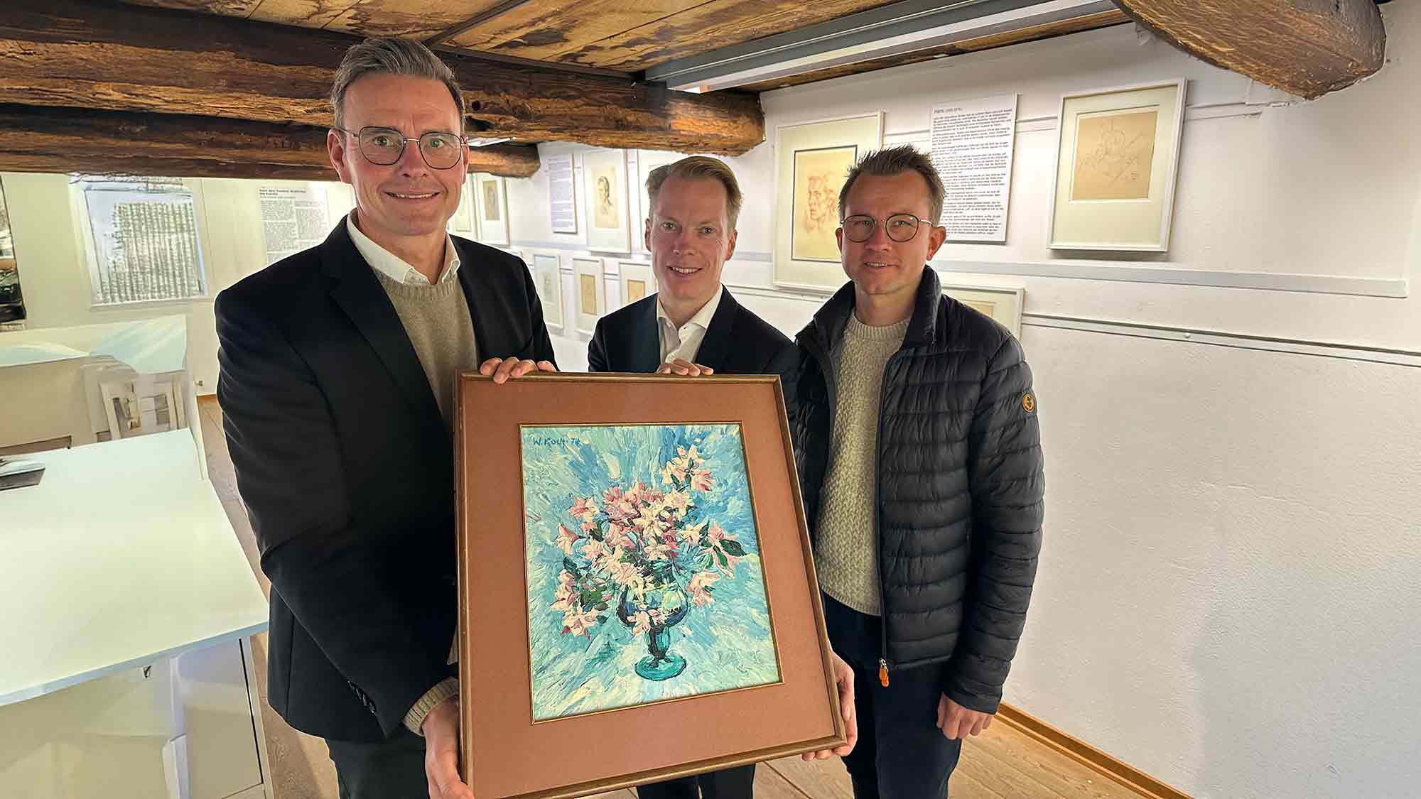Rietberg: »Blumen, Frauen und Unfertiges« im Kunsthaus, neue Ausstellung mit Bildern von Dr. Wilfried Koch, 8. November 2024 bis 16. März 2025 Rietberg: »Blumen, Frauen und Unfertiges« im Kunsthaus, neue Ausstellung mit Bildern von Dr. Wilfried Koch, 8. November 2024 bis 16. März 2025