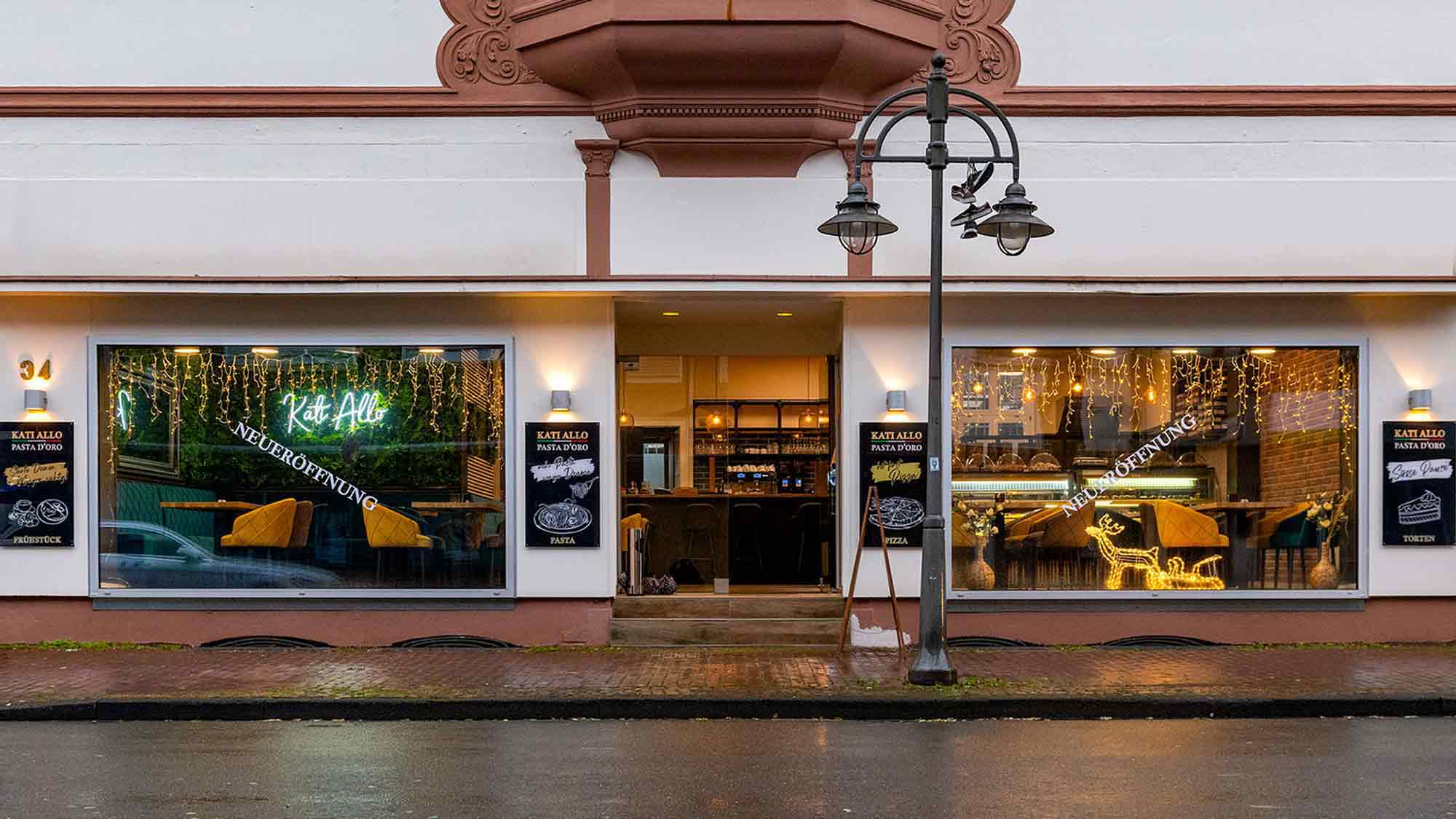 Anzeige: Kati Allo Gütersloh, Torten, Pizza, Pasta – kommen Sie rein, können Sie rausgucken – interaktives 360 Grad Panorama